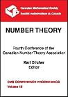 Number Theory: Fourth Conference of the Canadian Number Theory Association July 2-8, 1994 Dalhousie University, Halifax, Nova Scotia, Canada (15)