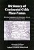 Dictionary of Continental Celtic Place Names: A Celtic Companion to the Barrington Atlas of the Greek and Roman World