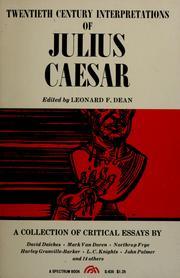 Twentieth Century Interpretations of Julius Caesar: A Collection of Critical Essays