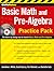 CliffsNotes Basic Math and Pre-Algebra Practice Pack with CD