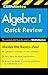 CliffsNotes Algebra I Quick Review