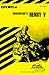 Cliffs Notes on Shakespeare's Henry V (Cliffs Notes)