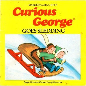 Curious George Goes Sledding (Library Binding)
