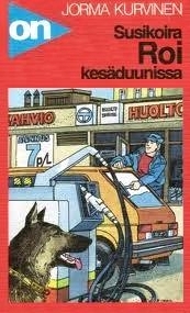 Susikoira Roi kesäduunissa