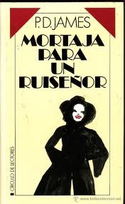 Portada de Mortaja para un ruiseñor, de P.D. James