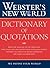 Webster's New World Dictionary Of Quotations by Macmillan Publishers