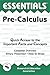 Pre-Calculus Essentials (Essentials Study Guides)