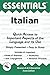 Italian Essentials (Essentials Study Guides)