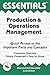 Production & Operations Management Essentials (Essentials Study Guides)
