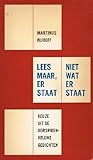 Lees maar, er staat niet wat er staat