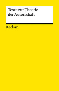 Texte zur Theorie der Autorschaft (Paperback)