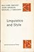 Linguistics and Style