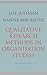 Qualitative Research Methods in Organisation Studies