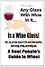 Any Glass With Wine In It, ...