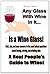 Any Glass With Wine In It, Is a Wine Glass! A Real People's G... by Nicholas Walter