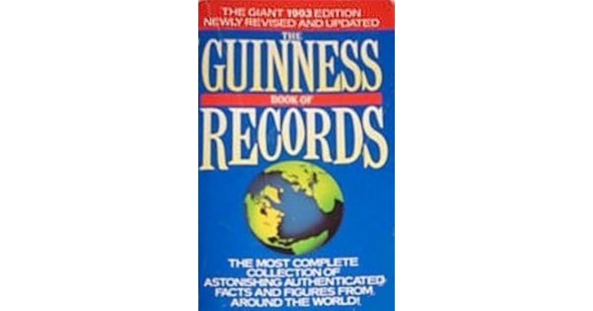Guinness Book of World Records 1993 by Guinness World Records