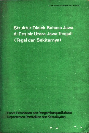 Struktur Dialek Bahasa Jawa di Pesisir Utara Jawa Tengah, Tegal dan Sekitarnya