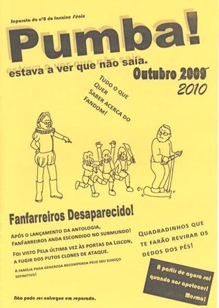 Pumba! separata do nº 0 do fanzine Fénix