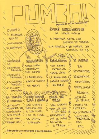 Pumba! separata do nº 2 do fanzine Fénix