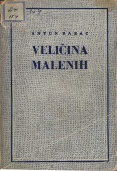Veličina malenih : sastavci o književnosti i književnicima