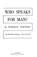 Who Speaks for Man (Unknown Binding)