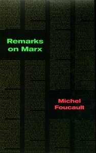 Remarks on Marx: Conversations with Duccio Trombadori