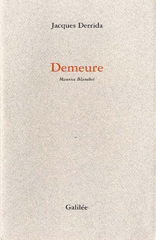 Demeure : Maurice Blanchot (Paperback)
