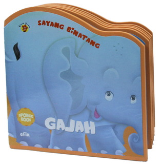 Sponge Book: Sayang Binatang - Gajah (Sponge Book)
