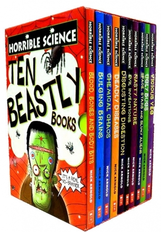 Horrible Science Collection 10 Beastly Books Set Gift Pack Nick Arnold Box set