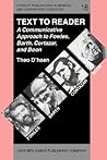 Text to Reader (Utrecht Publications in General and Comparative Literature)