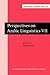 Perspectives on Arabic Linguistics: Papers from the Annual Symposium on Arabic Linguistics. Volume VII: Austin, Texas 1993 (Current Issues in Linguistic Theory)