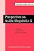 Perspectives on Arabic Linguistics (Current Issues in Linguistic Theory)