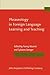 Phraseology in Foreign Language Learning and Teaching (Not in series)