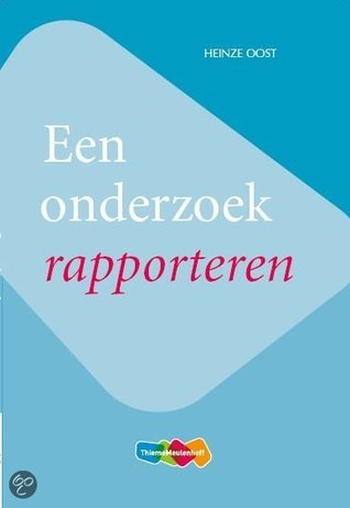 Een onderzoek rapporteren