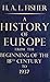 A History of Europe