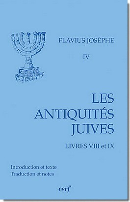 Les Antiquités juives, livres VIII-IX