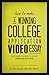 How to Make A Winning College Application Video Essay: Everything You Need to Know, From Idea to Upload