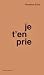 Je t'en prie