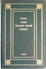 Canti - Operette morali - Pensieri (Hardcover)