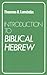 Introduction to Biblical Hebrew