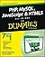 PHP, MySQL, JavaScript & Html5 All-In-One for Dummies