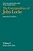 The Correspondence of John Locke (Clarendon Edition of the Works of John Locke)