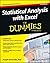 Statistical Analysis with Excel for Dummies