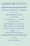 The Miscellaneous Works of John Bunyan (|c OET |t Oxford English Texts)