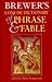 Brewer's Concise Dictionary of Phrase and Fable