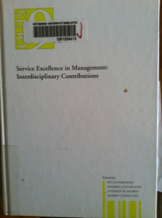 Service Excellence in Management: Interdisciplinary Contributions