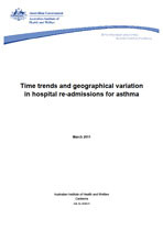 Time trends and geographical variation in re-admissions for asthma in Australia