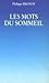 Les mots du sommeil