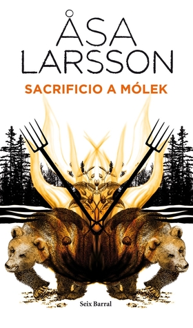 Portada de Sacrificio a Mólek, de Åsa Larsson