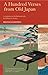 A Hundred Verses from Old Japan by Fujiwara no Teika A Hundred Verses from Old Japan by Fujiwara no Teika